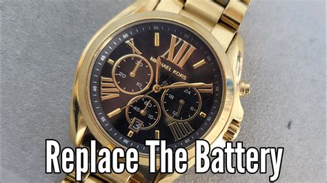 how to change battery in michael kors watch|michael kors watch battery list.